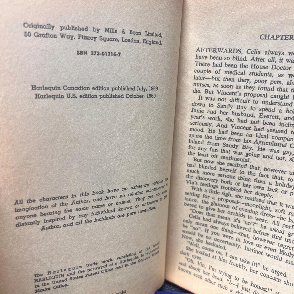 Can This Be Love? By Margaret Malcolm, Vintage Harlequin‎ Romance # 1316 1969